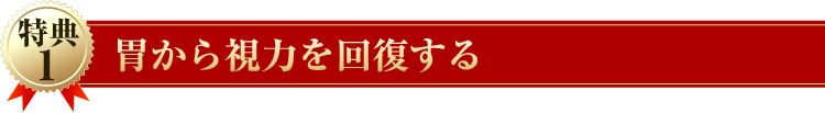 【特典１】胃から視力を回復する